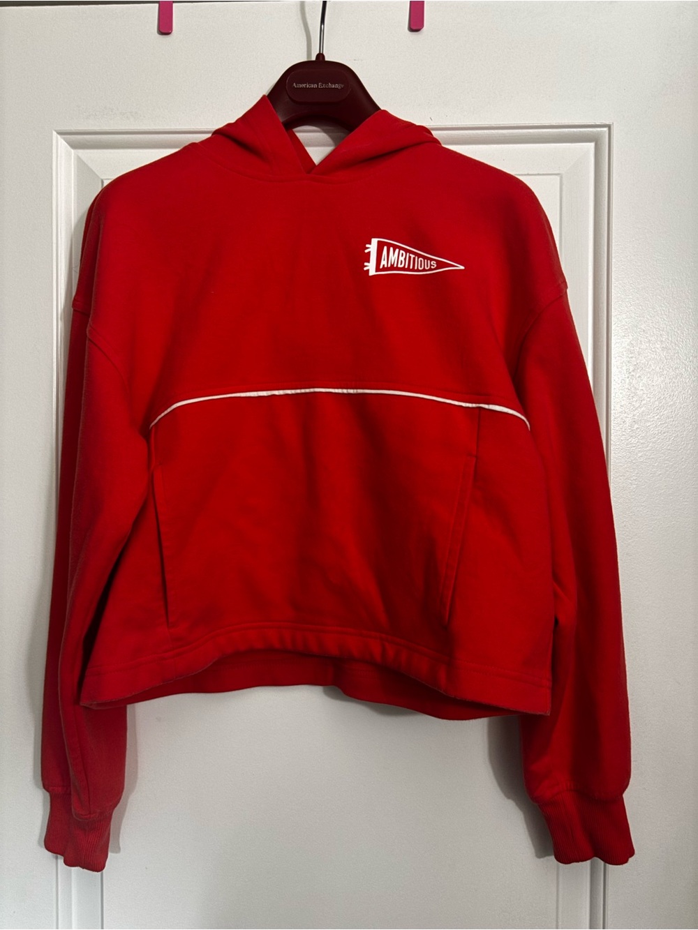 Old Navy Red Active Fleece Hoodie size 14/16 XL